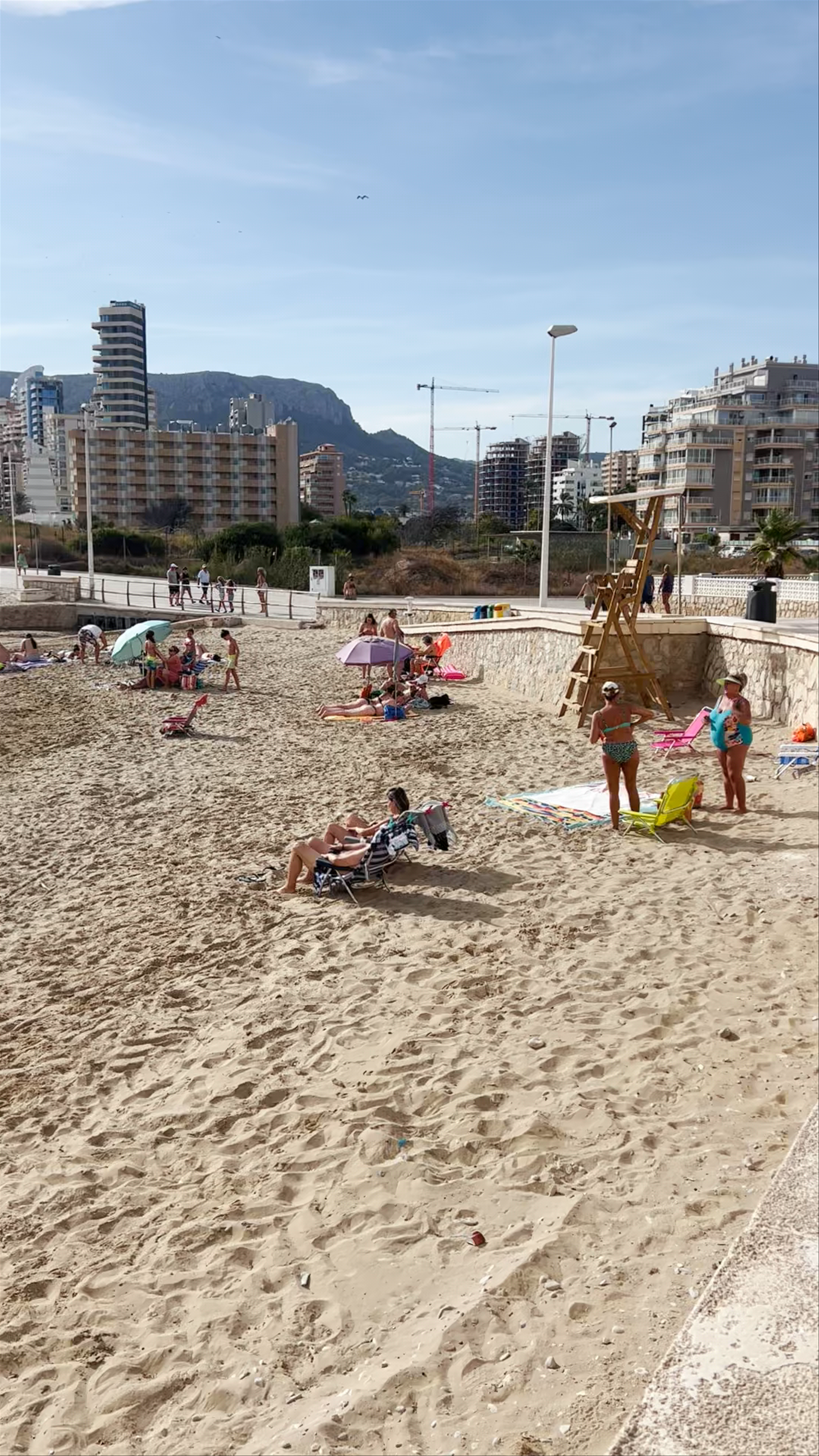 Sunlit Serenity at Cala del Morelló Beach, Calpe