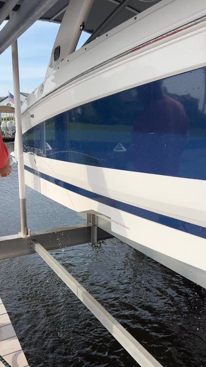 Premier Polishing - Can you believe this is a 6 year old Florida boat!!! - Auto Detailing Near Me - Naples, Florida