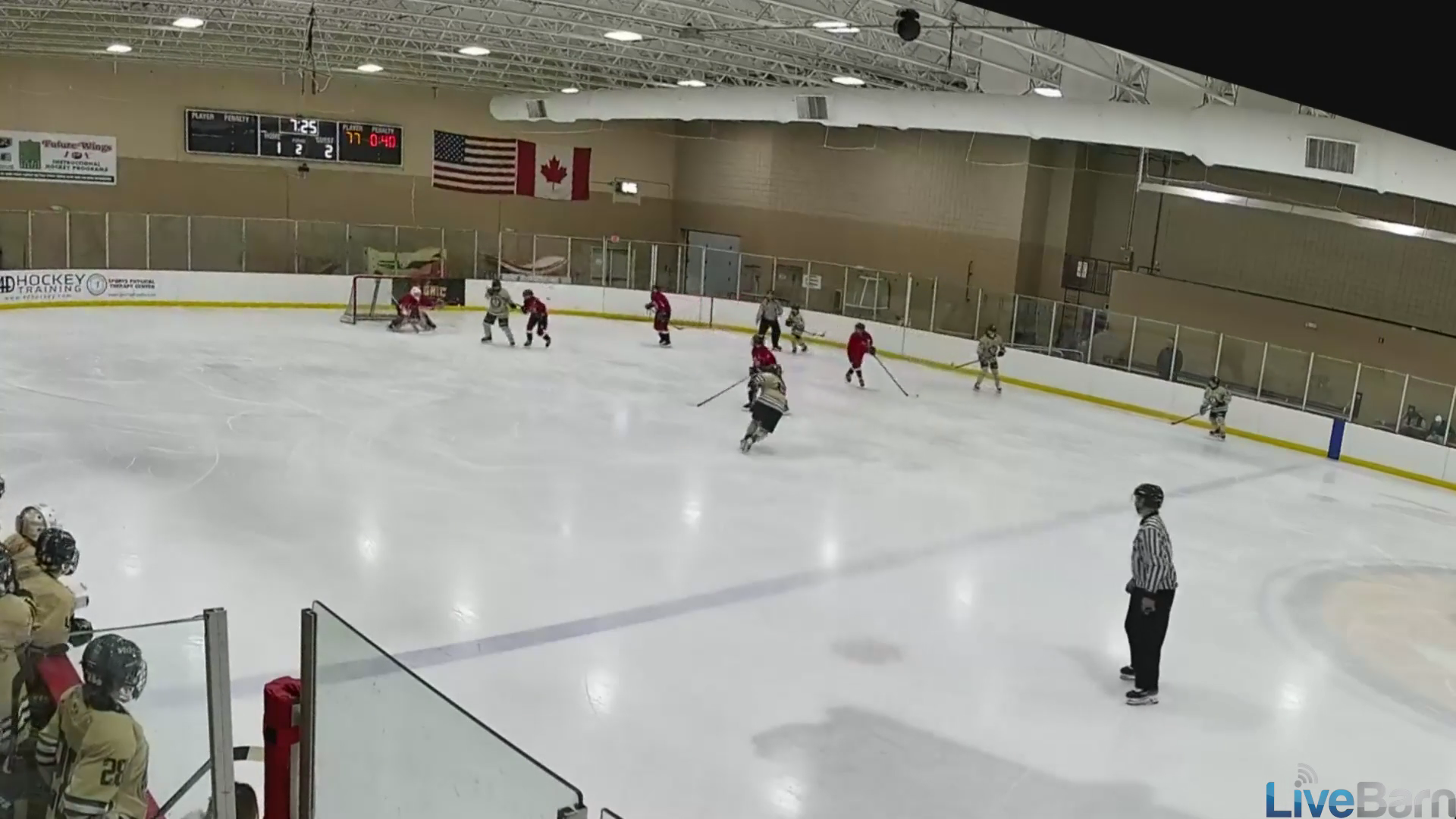 Paris Bernard's Heavy Slap Shot Just Misses Top Corner | Boston Hockey Academy