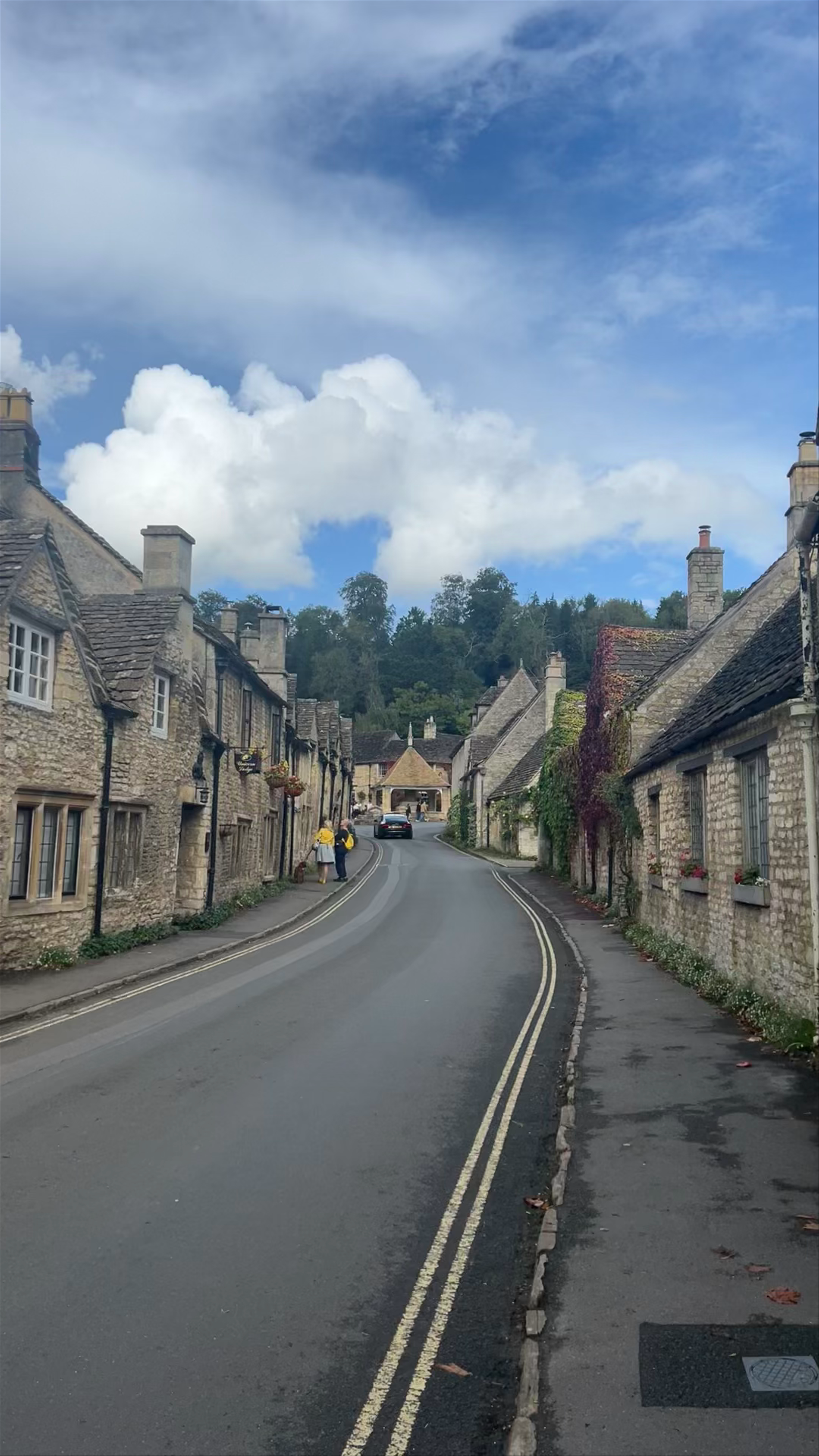 Scenic Stroll Through Castle Combe Village, England
