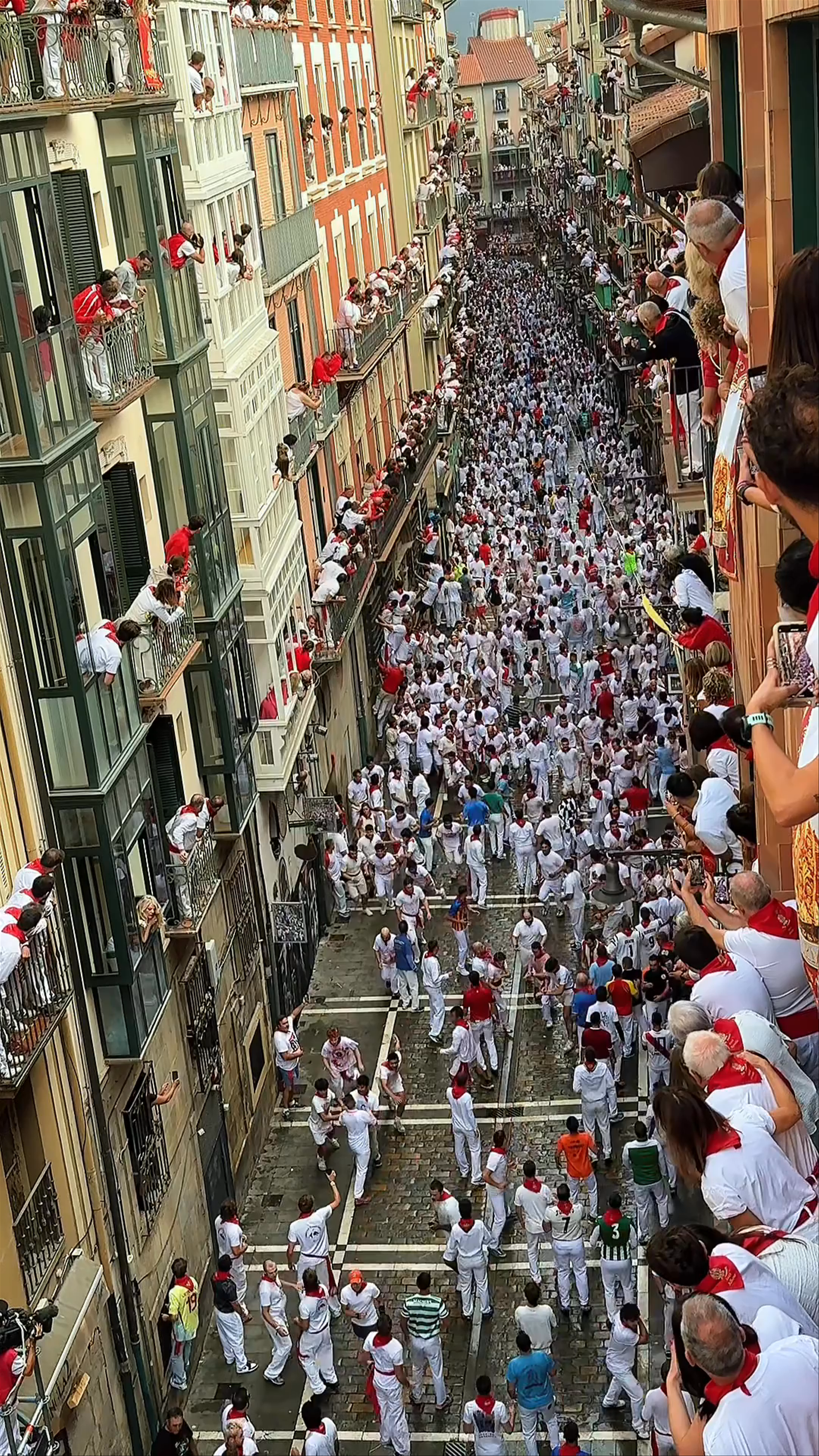 "CURVA DE ESTAFETA" Encierro de San Fermín
