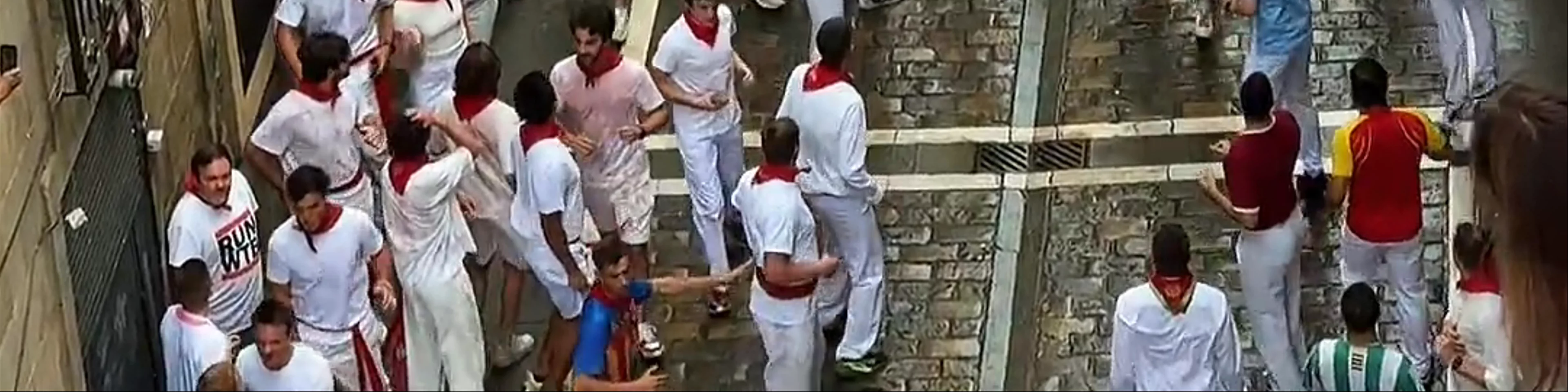 "CURVA DE ESTAFETA" Encierro de San Fermín