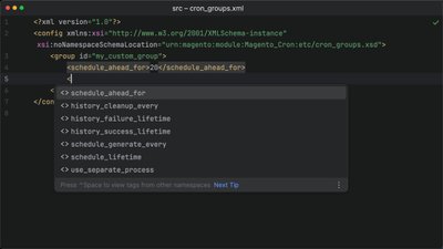 Run cron jobs with groups in Magento