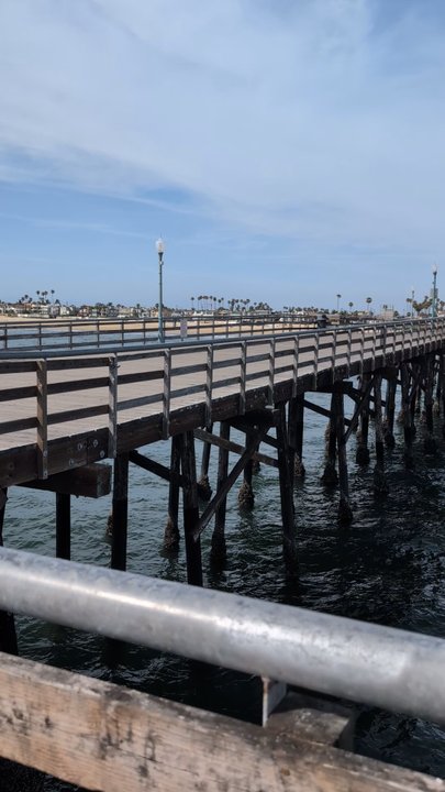 Seal Beach Pier - View from the end of the pier - Local Flavor Near Me - Seal Beach, California