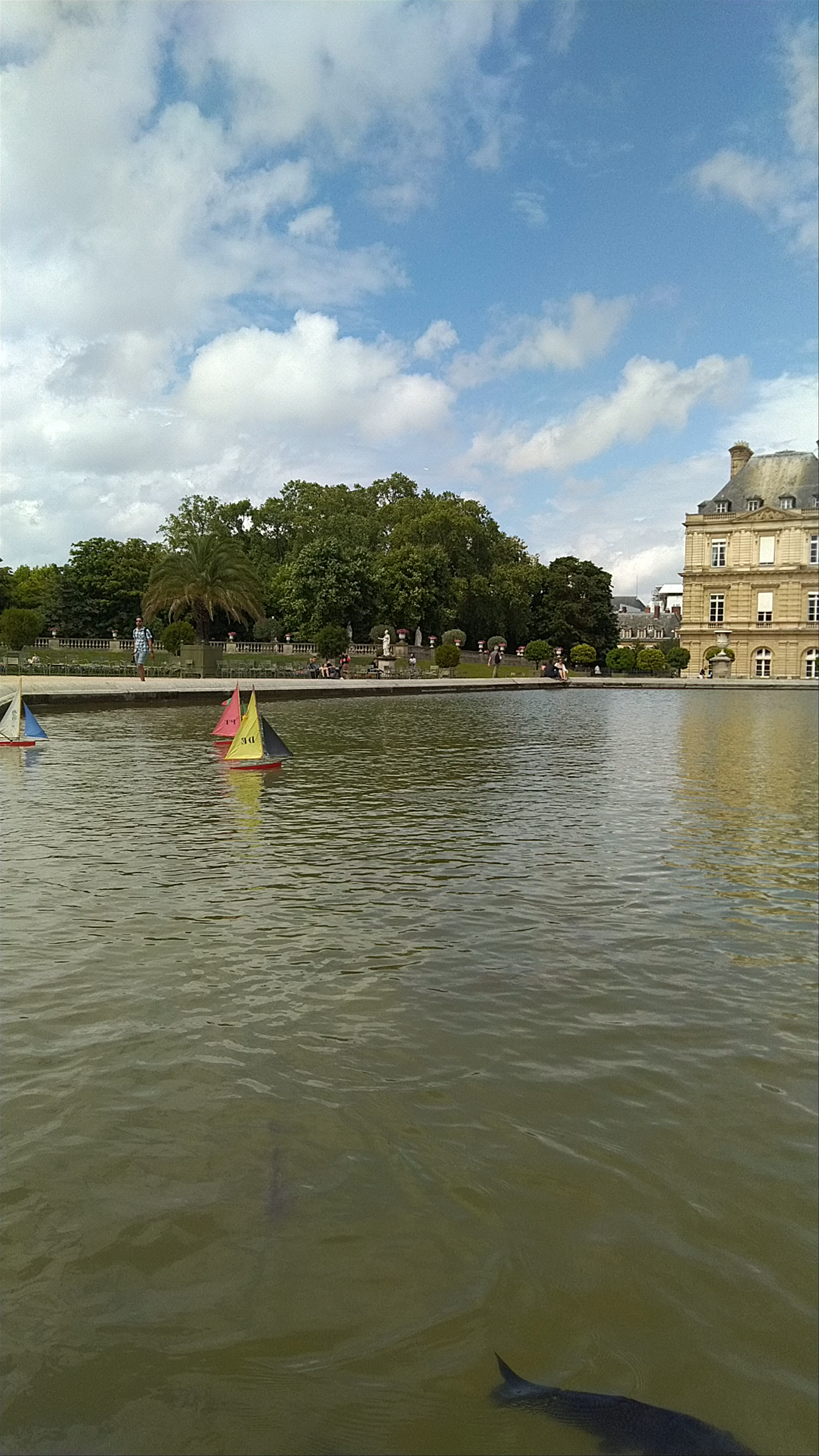 Sailing Miniature Boats at Luxembourg Gardens, Paris