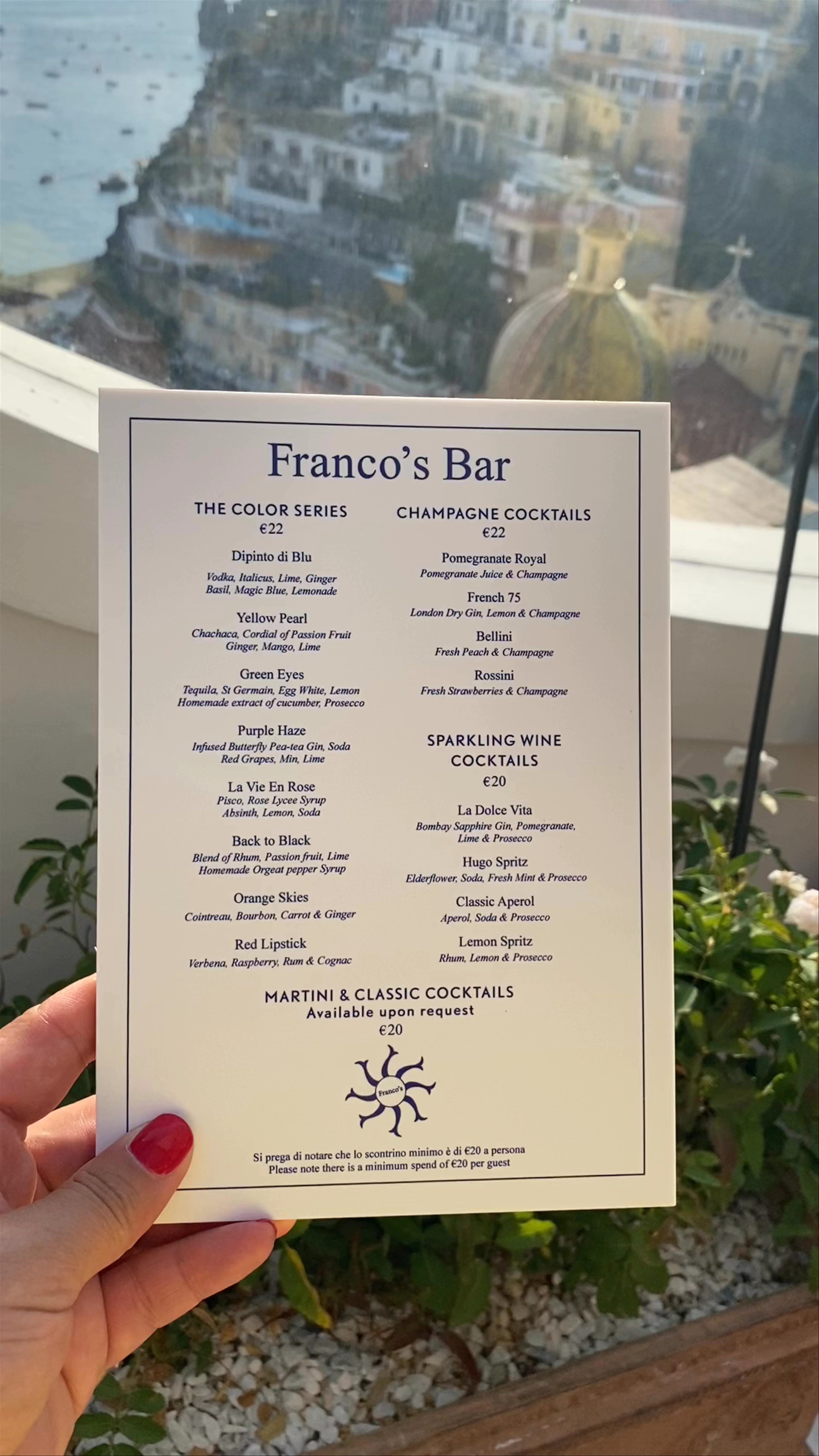 Franco's Bar, Via Cristoforo Colombo, Positano, SA, Italy