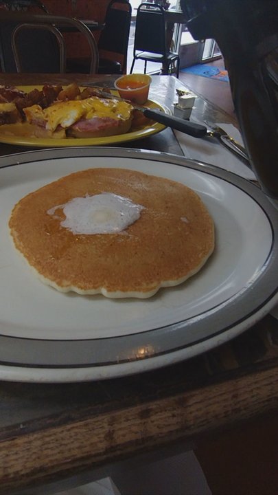 Squeeze In - The pancake pic was boring lol - Breakfast & Brunch Near Me - Reno, Nevada