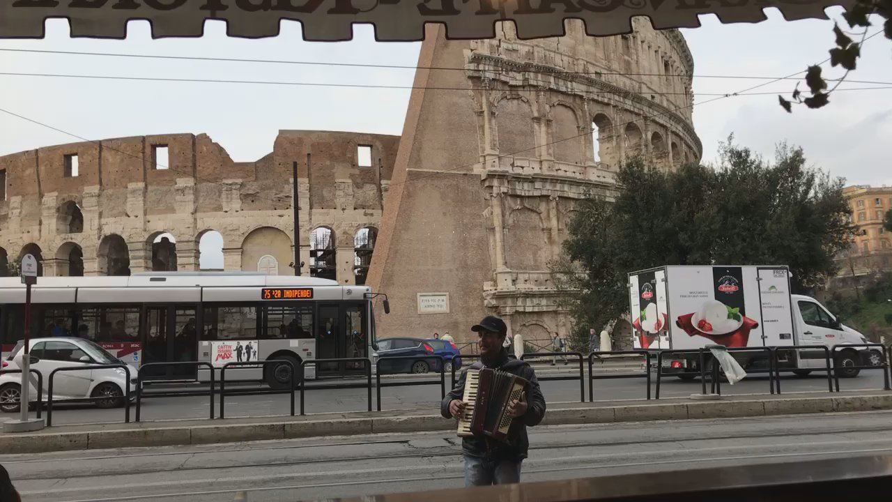 Gran Caffe Rossi Martini - View from inside window - Cafes Near Me - Rome, RM