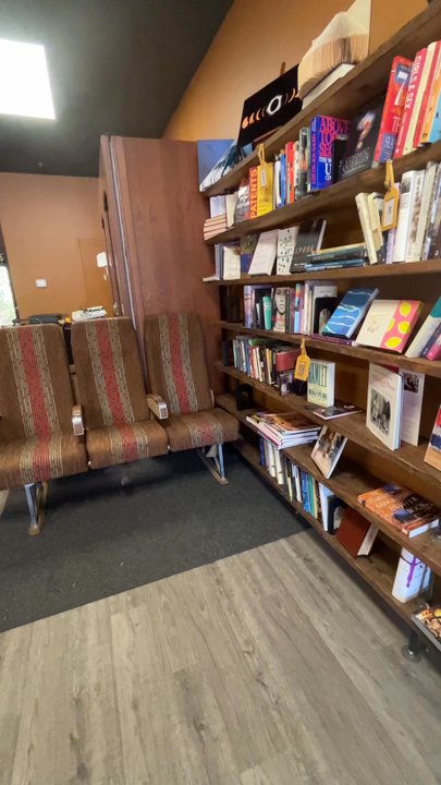 Wanderlust Books - Such a nice space inside with chairs :) - Used Bookstore Near Me - Raleigh, North Carolina