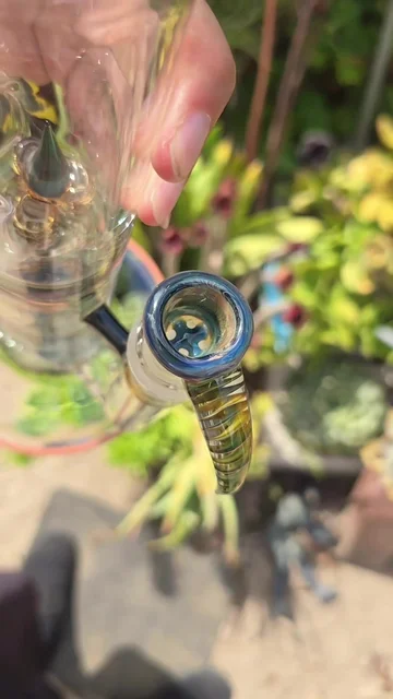 Preview pic of 2k Glass Art Tripple Perc Recycler Straight Tube