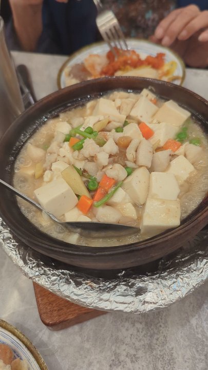 1480 HK Café - Salted Fish, Chicken & Tofu Casserole $18.95 - Hong Kong Style Cafe Near Me - Douglaston, New York