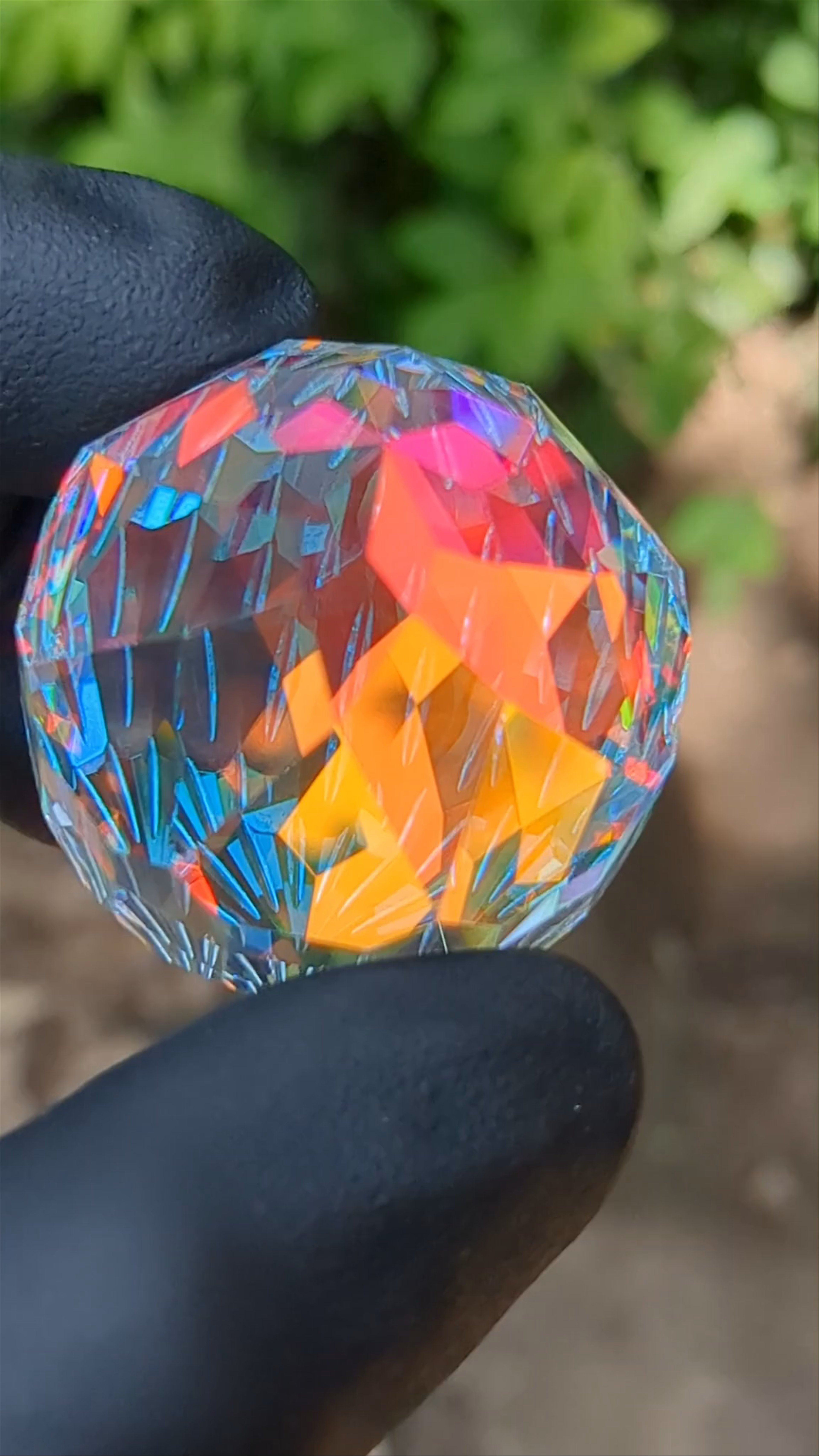 Preview pic of Dichroic faceted fantasy marble