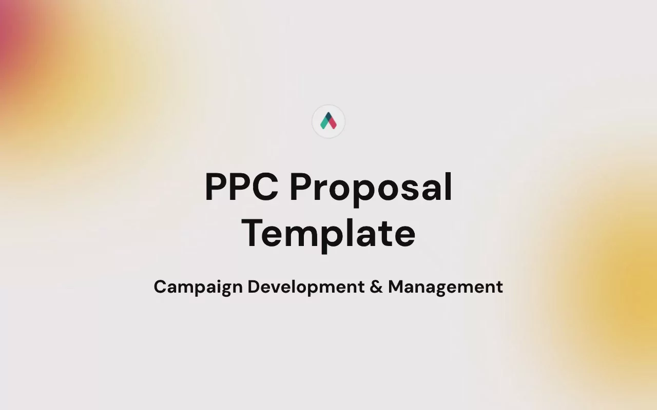 Preview of PPC Proposal Template