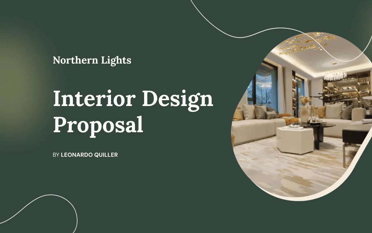 Preview of Interior Design Proposal Template