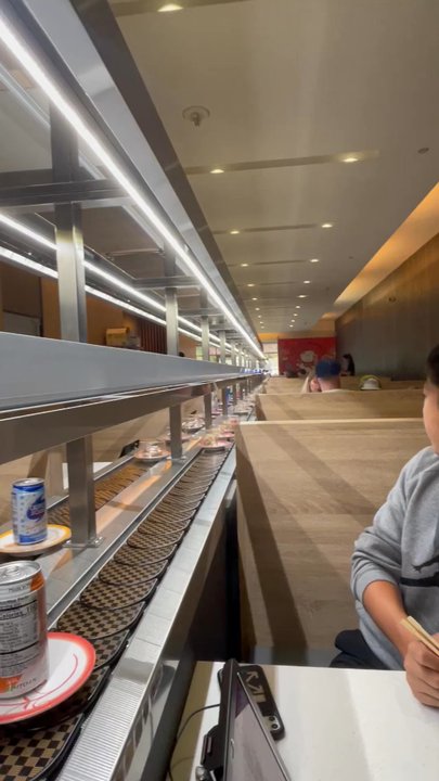 Ten Sushi #35 - Nice little train car - Sushi Bars Near Me - Seattle, Washington