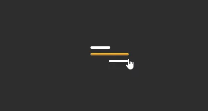 Animated menu icons