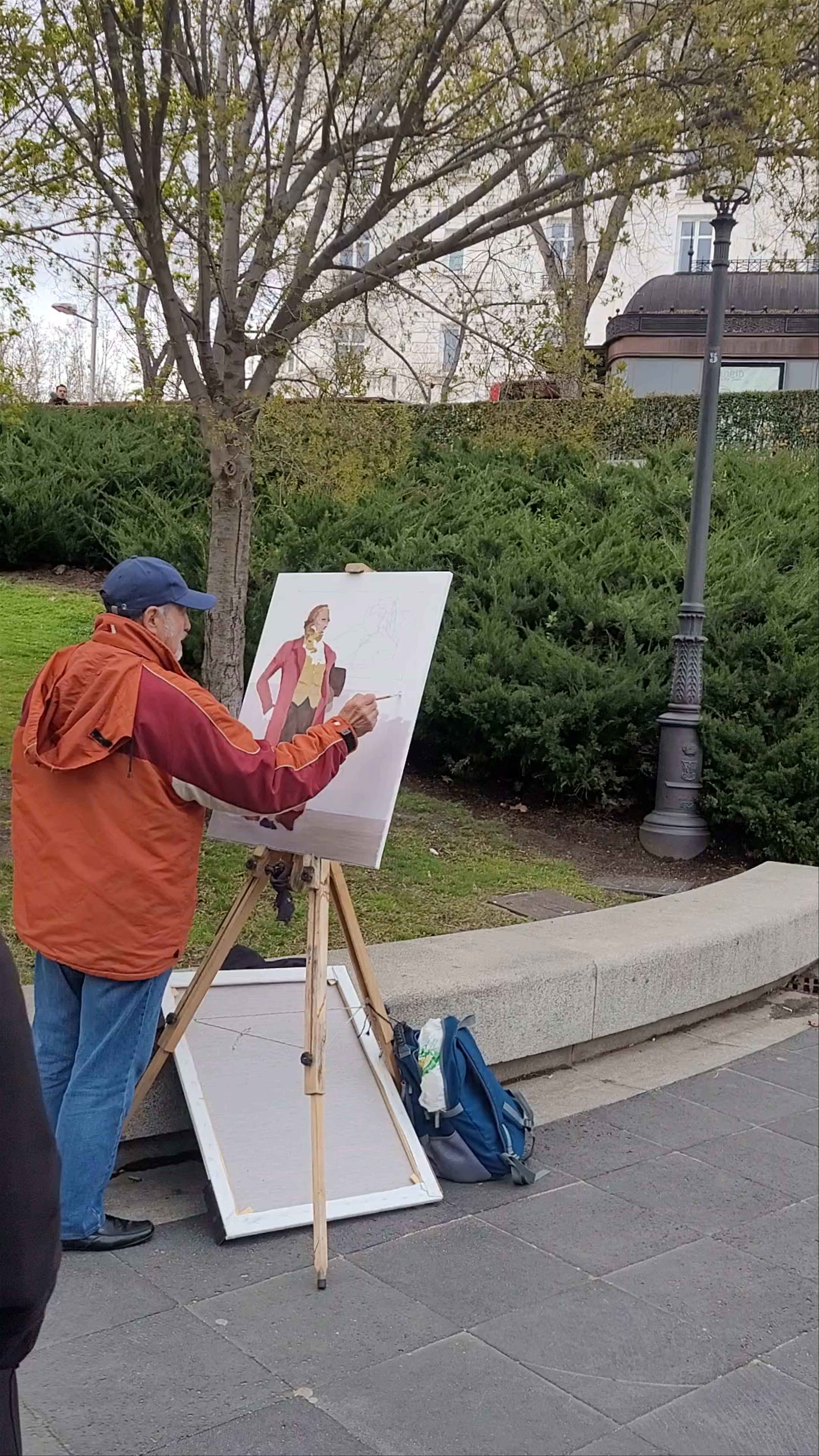 Art in Motion Outside Museo del Prado, Madrid