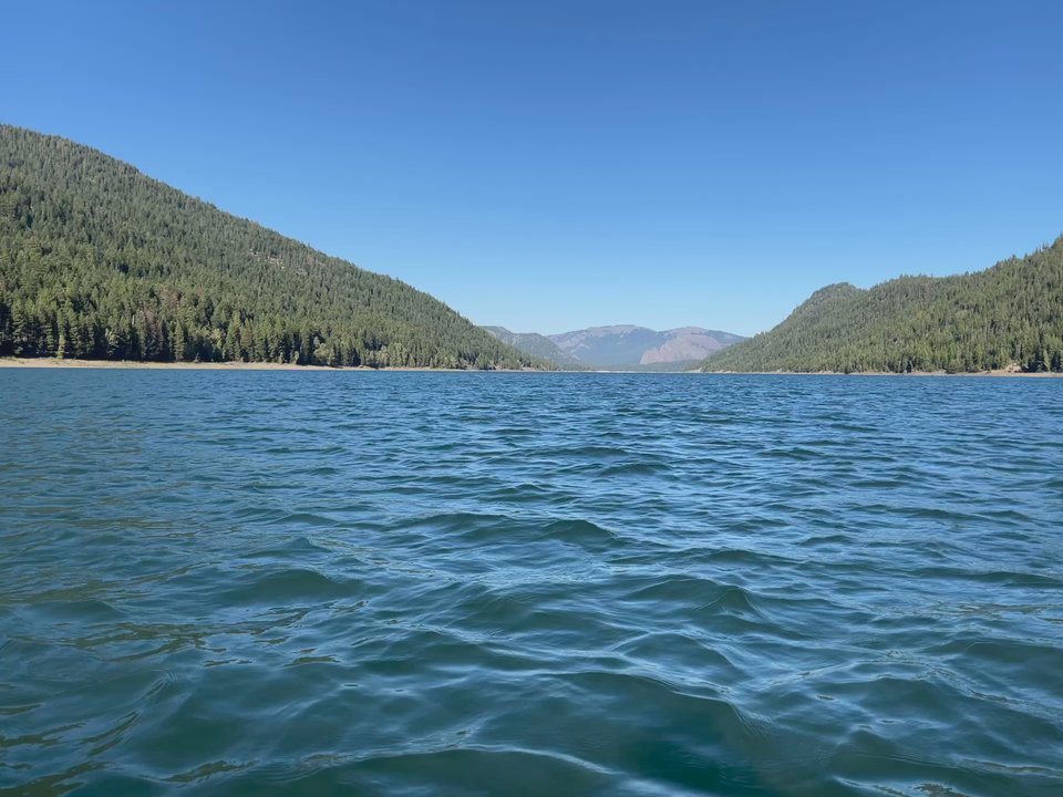 Silver Beach Resort - Taken from middle of lake - Campgrounds Near Me - Naches, Washington
