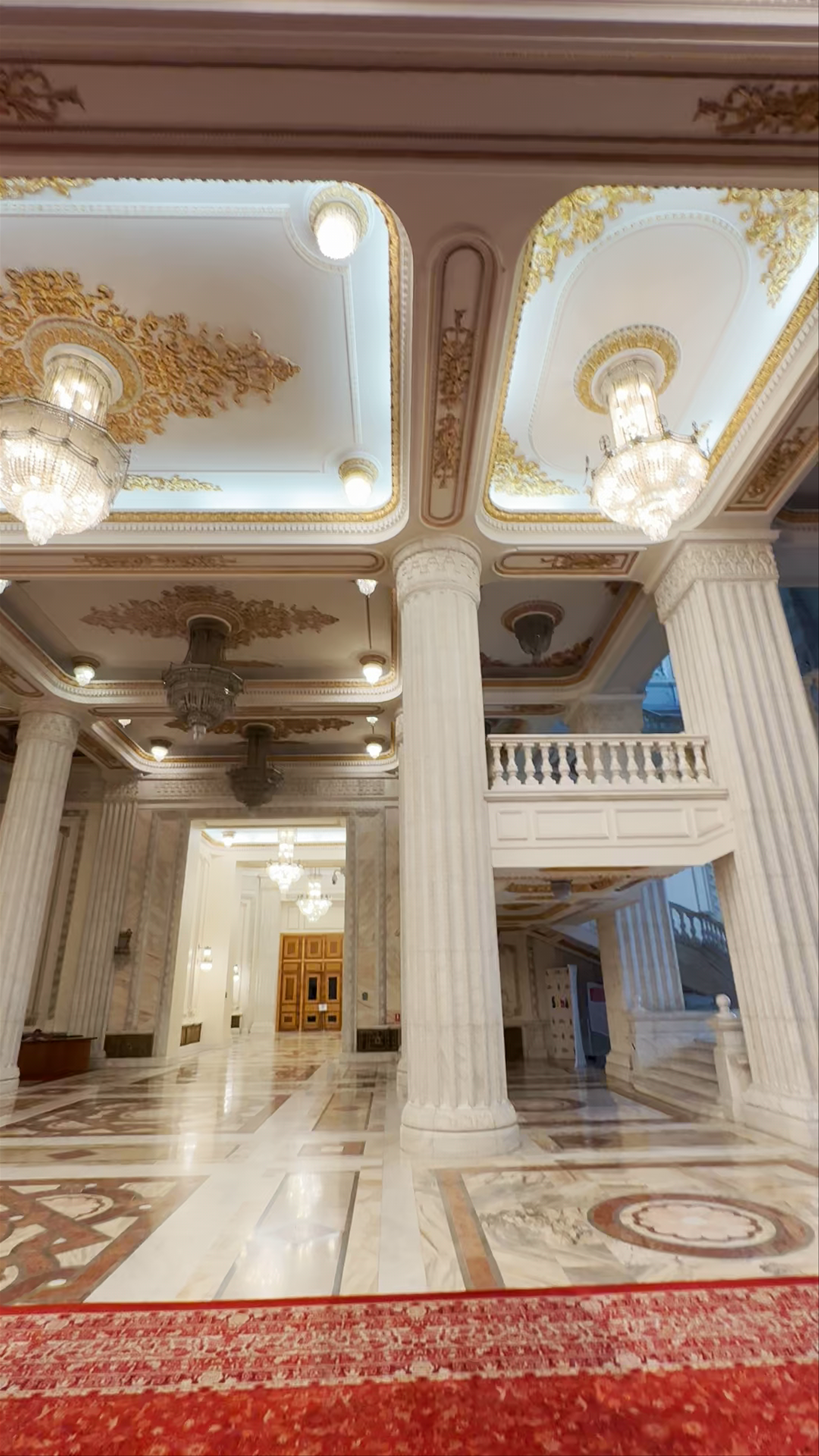 Senatul României: Majestic Interior of Bucharest's Historic Senate