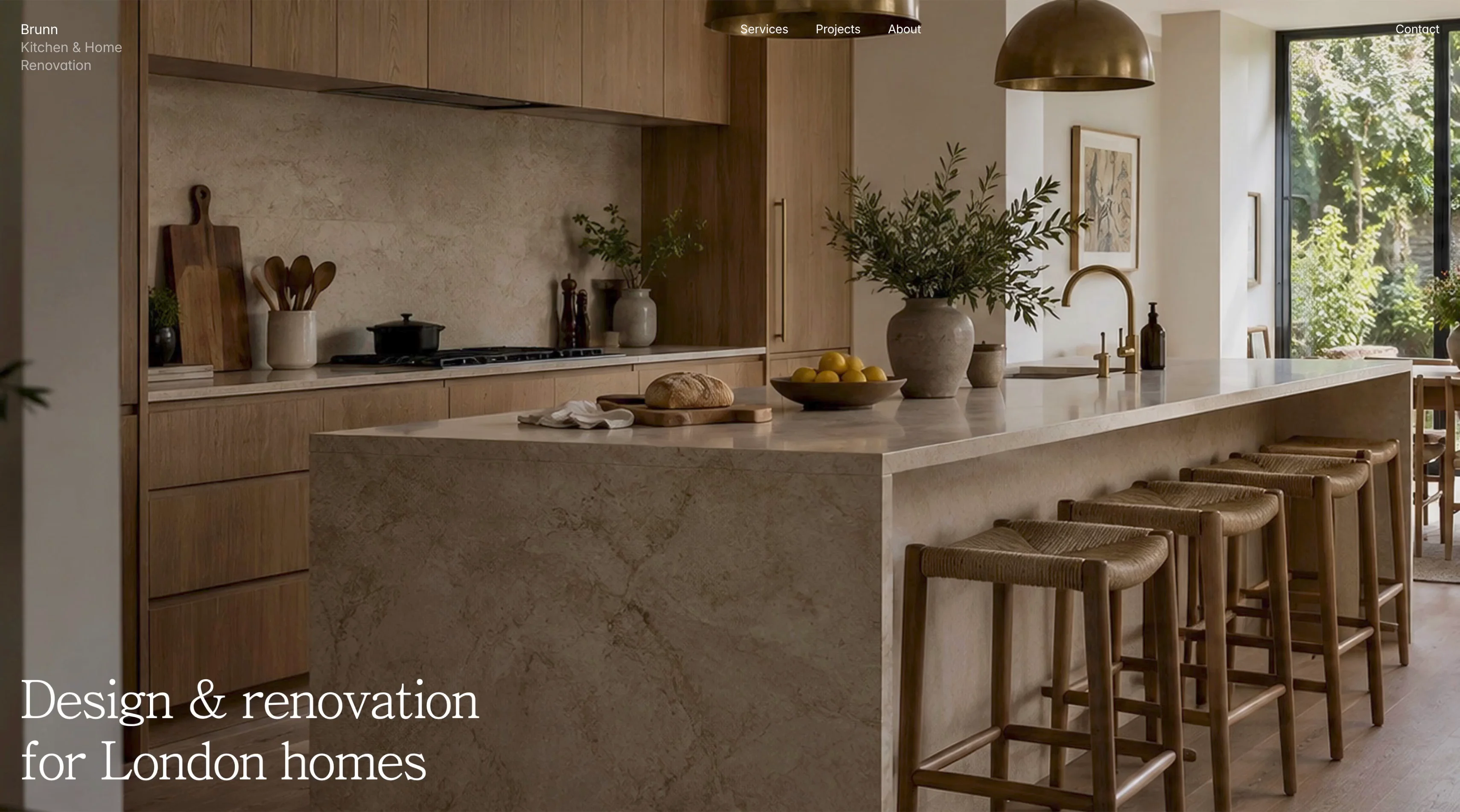A kitchen caught your attention.Now meet Brunn, the website around it.Our new Framer template for kitchen and home renovation studios. Large imagery, editorial layouts, and detailed project pages put the work first, while CMS collections make projects and services easy to update.👀 Explore Brunn