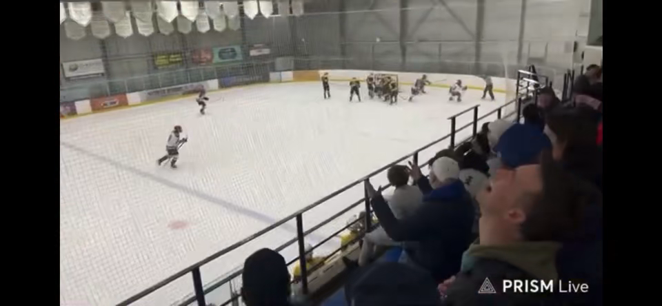 Jack Dempster's Clutch Goal Ties It Late for Bow Valley Timberwolves