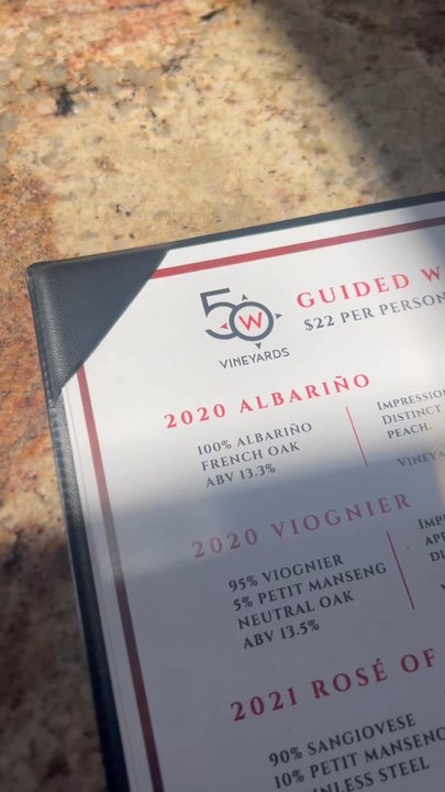 50 West Vineyards - Guided wine tasting! - Wineries Near Me - Middleburg, Virginia