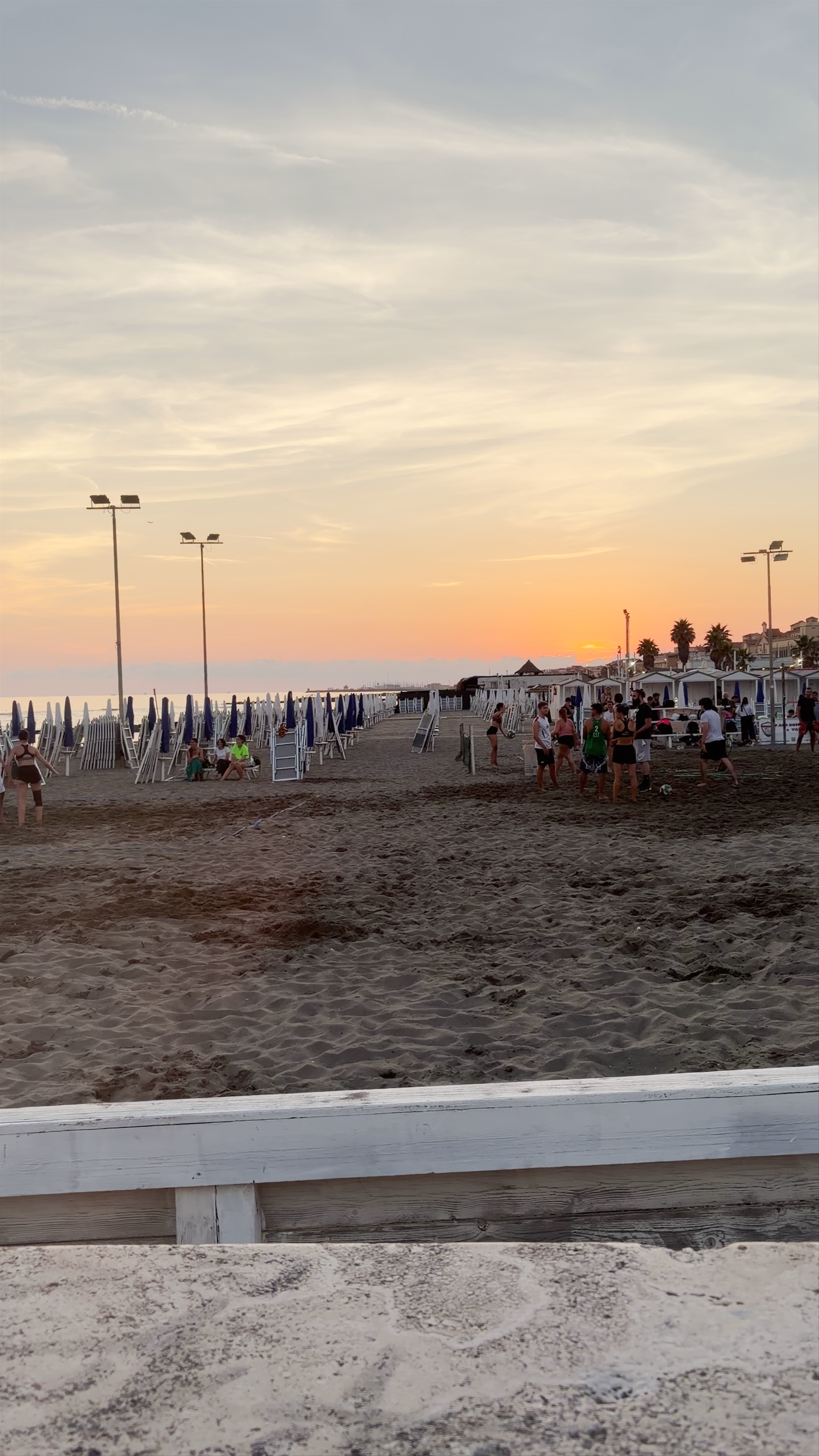 Sunset Magic at Pontile di Ostia Beach, Rome