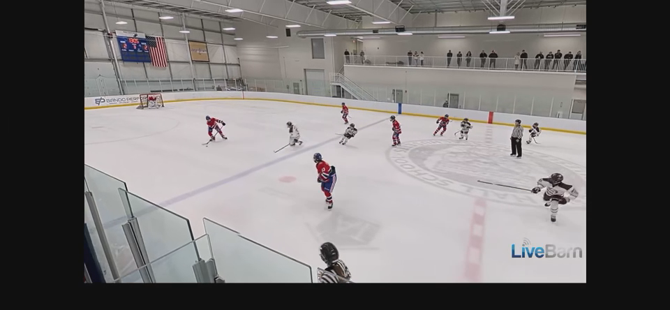 Tahj Williams Delivers a Massive Hit After Face Off | Boston Junior Eagles.