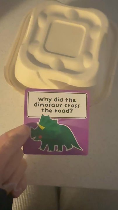 egghole - Came with a cute little pun card - Burgers Near Me - Puyallup, Washington