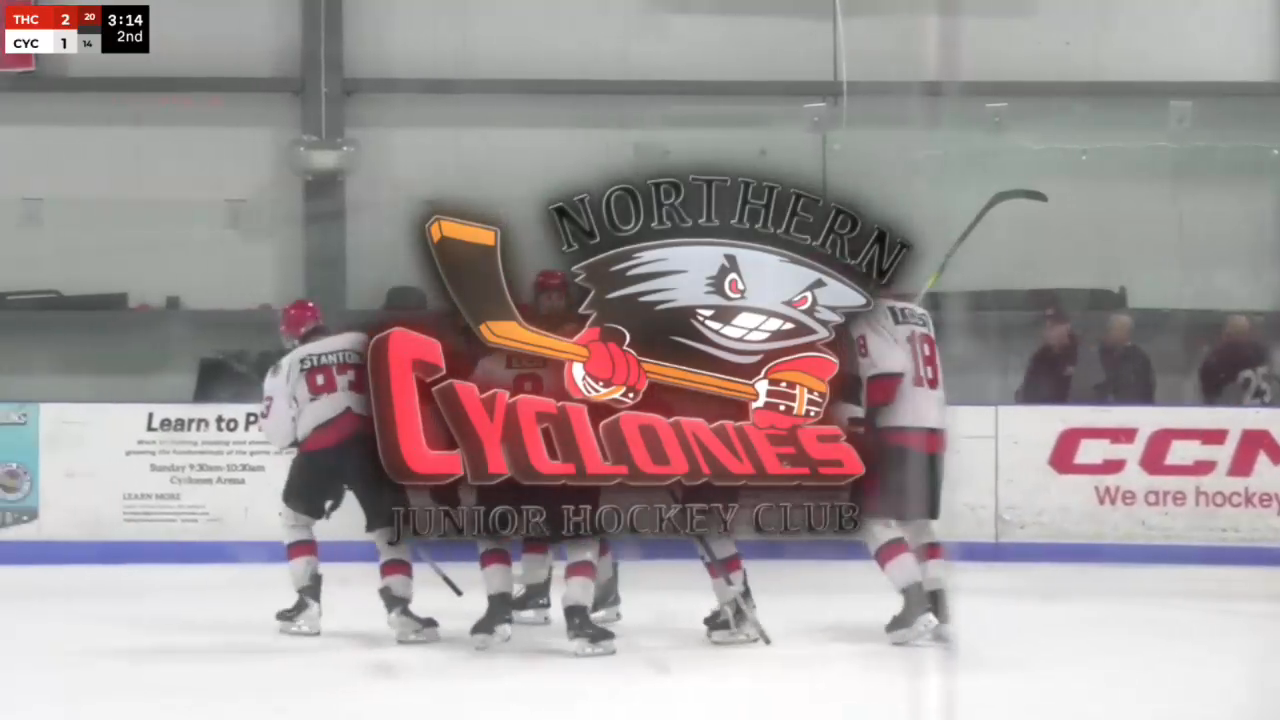 Max Stanton's Net Front Power Play Backhand Goal for the Northern Cyclones