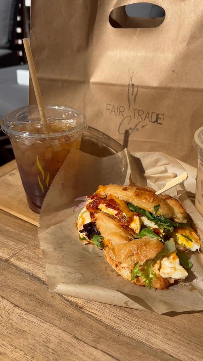 Fair Trade Cafe - My mouth is watering. Chorizo Breakfast Sandwich - Coffee & Tea Near Me - Phoenix, Arizona