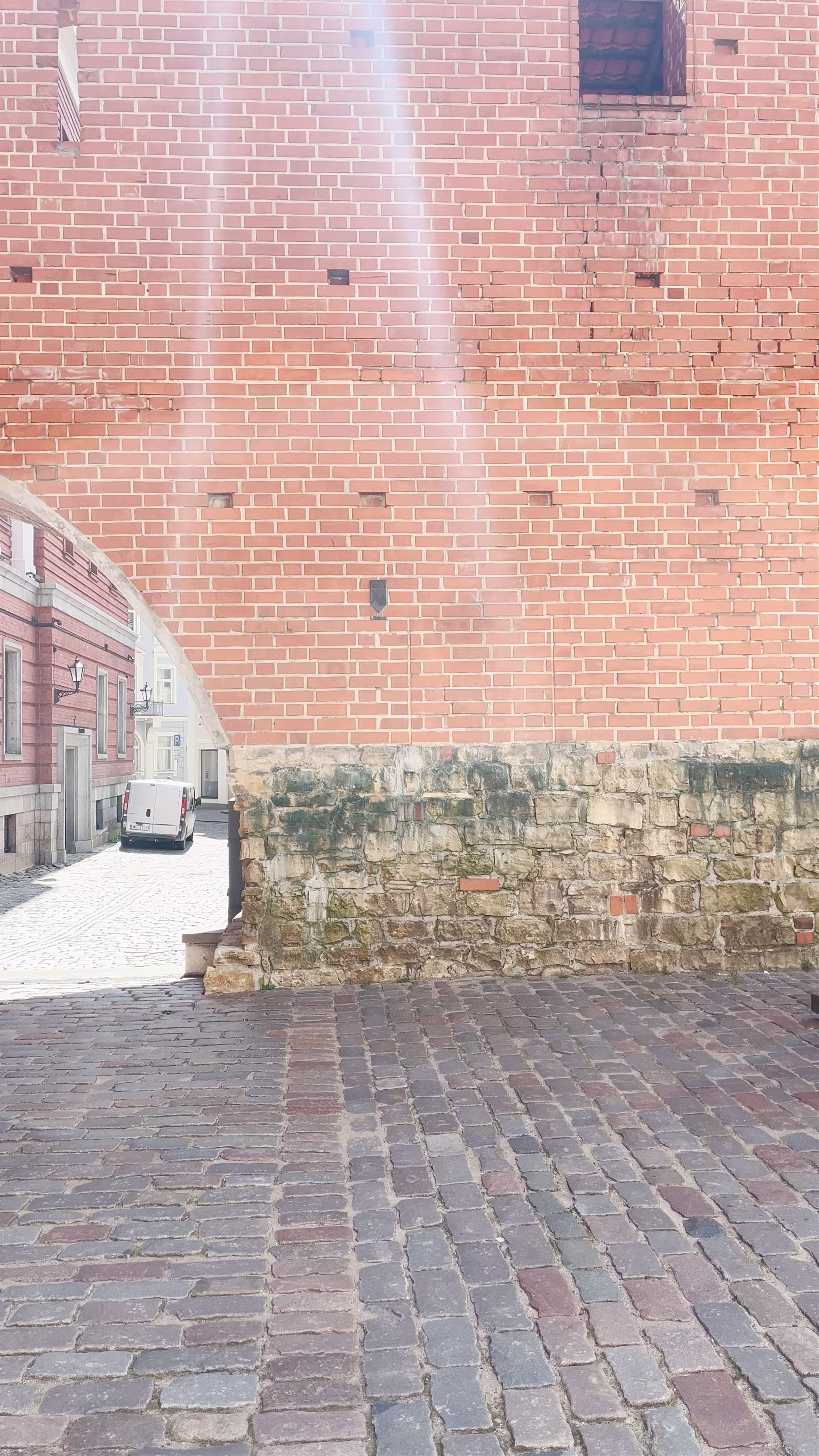 Historic City Walls and Cannon in Central Riga, Latvia