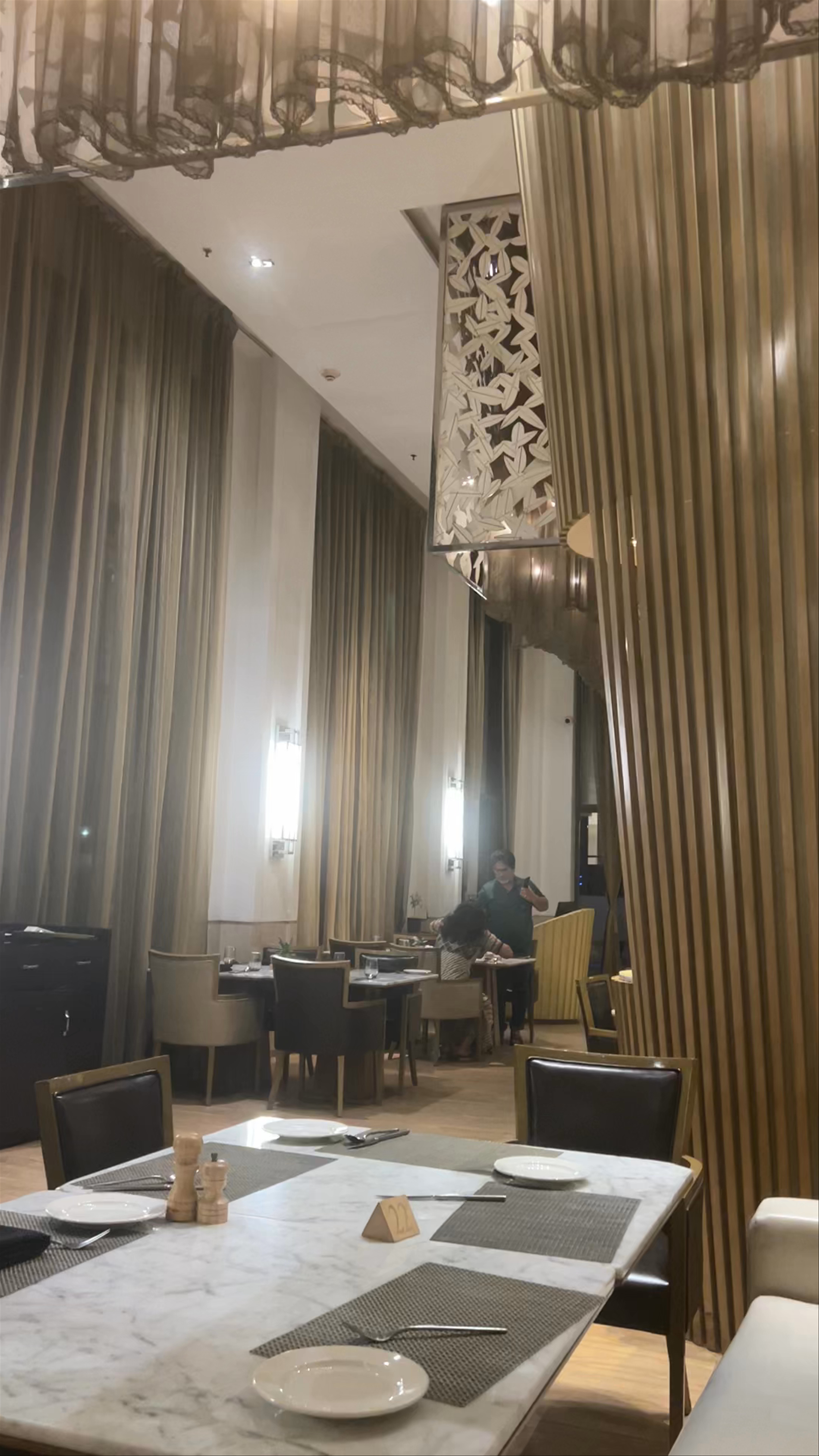 Elegant Evening Dining at Courtyard by Marriott Bangkok