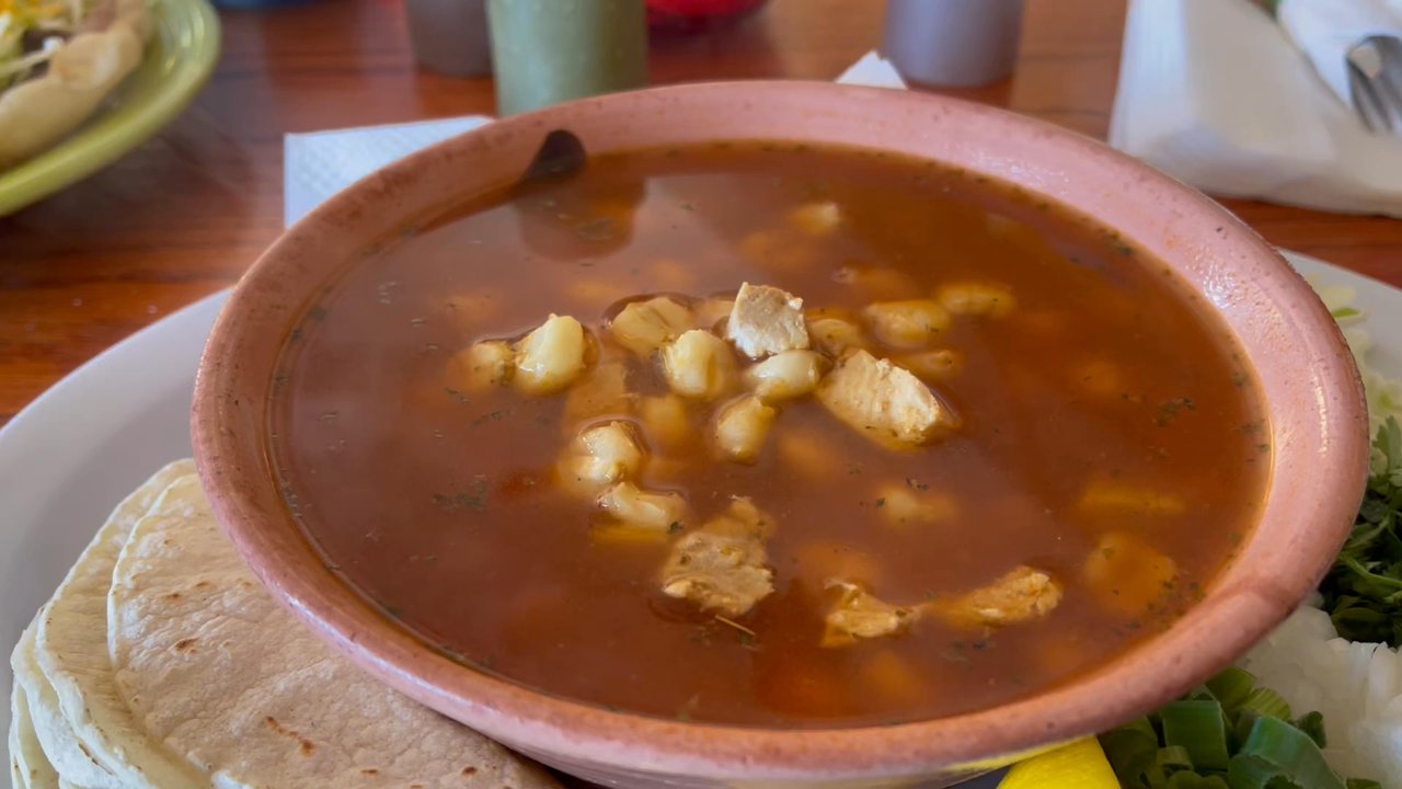 Angelina's Fry Bread - Steaming pozole - Mexican Near Me - Glendale, Arizona