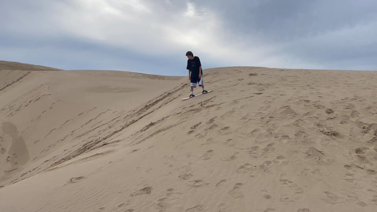 Oceano Surf Shack - After about 30 minutes, he had the hang of it! - Surfing Near Me - Oceano, California