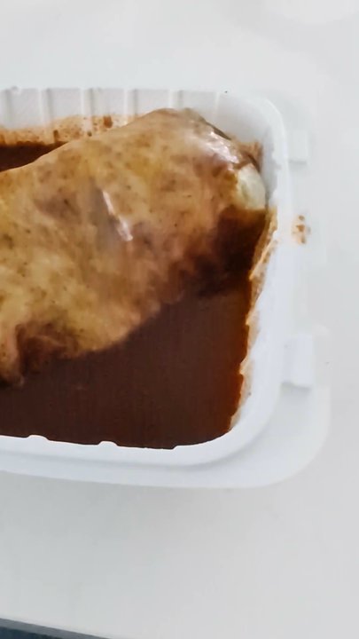 El Rinconcito Monarcas - BURRITO HORNEADO w/ Carne Asada - 4.5/5 comes w/ chips & salsa - Mexican Near Me - Inglewood, California