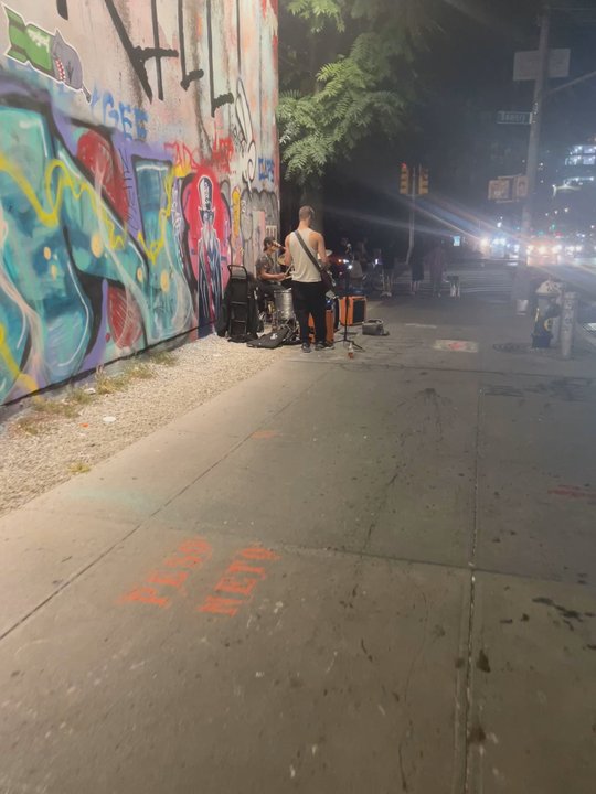 Houston Bowery Wall - Music! - Public Art Near Me - New York, New York