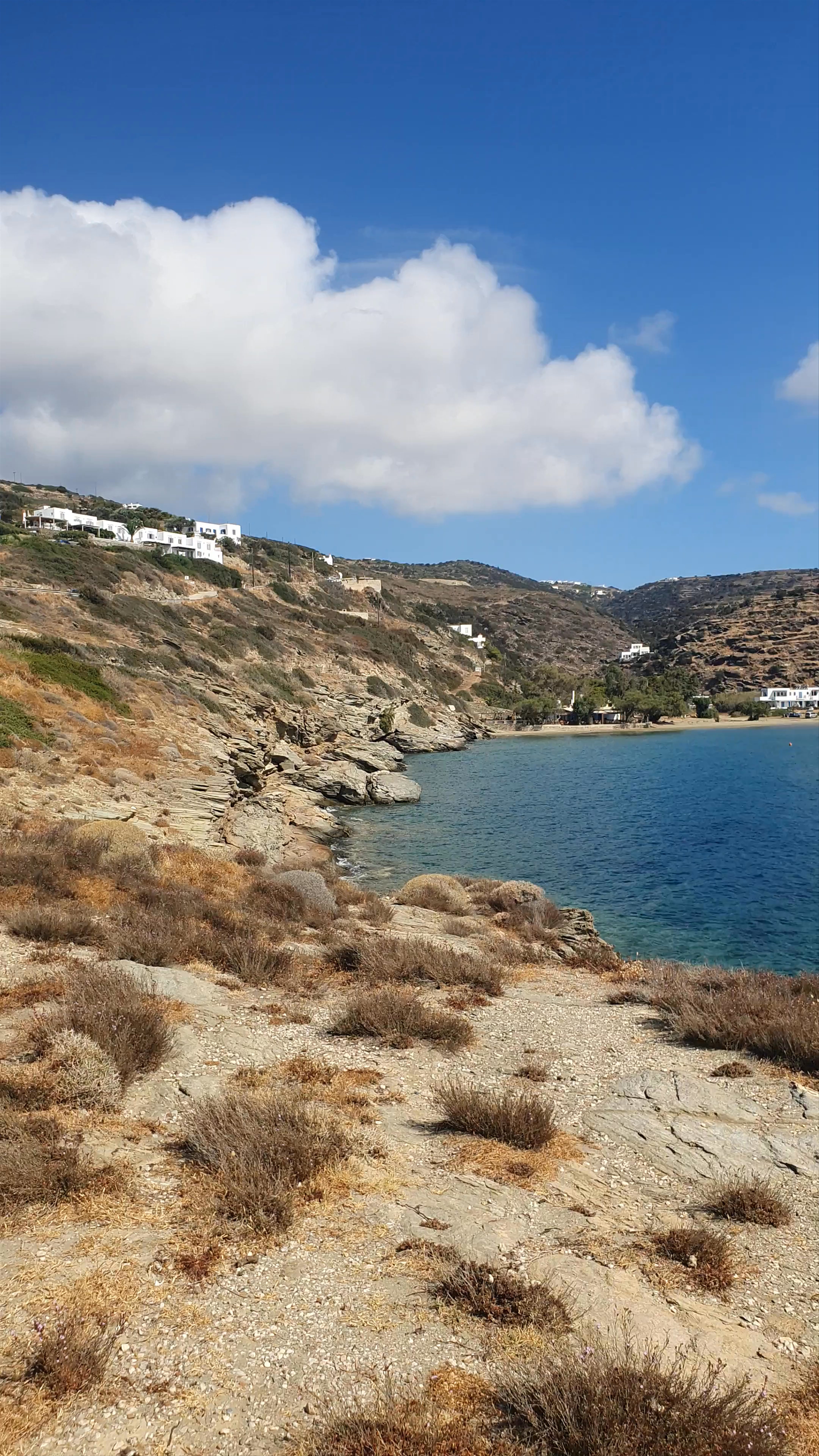 Chrisopigi Beach: Serene Coastal Escape on Milos Island, Greece