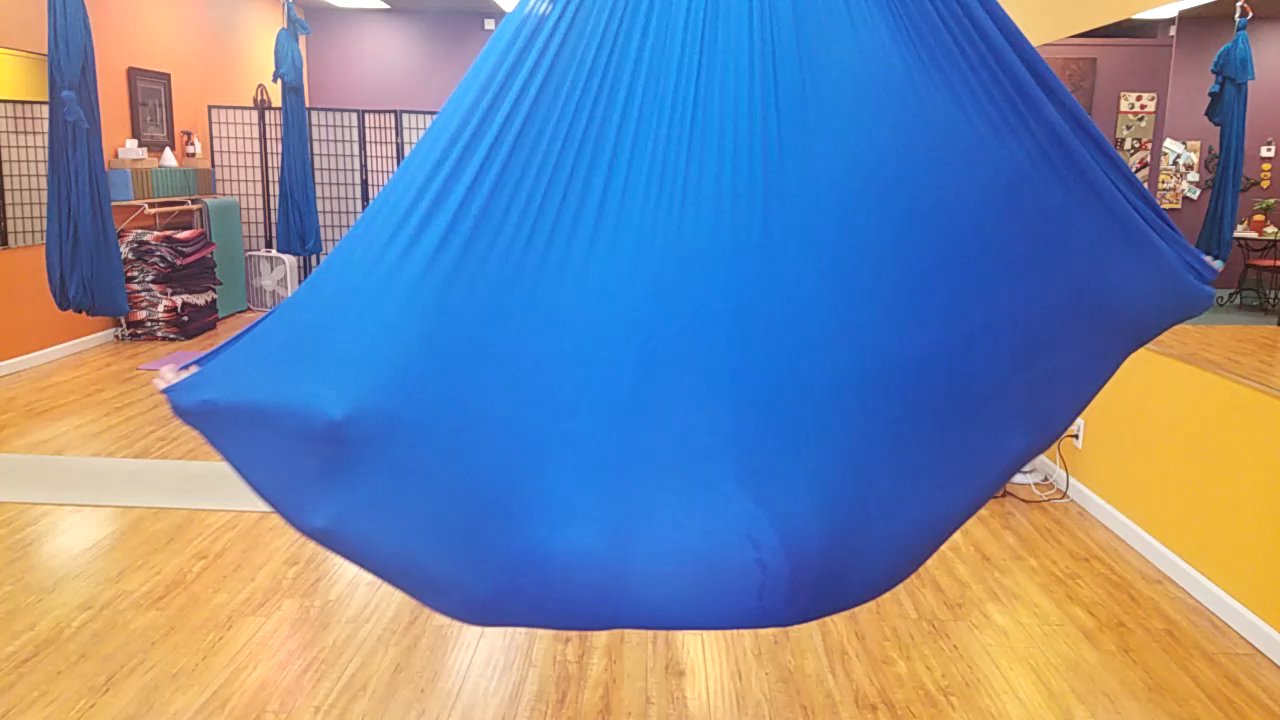 Source Yoga - Aerial side cruches and from body stretch - Yoga Near Me - Riverside, California