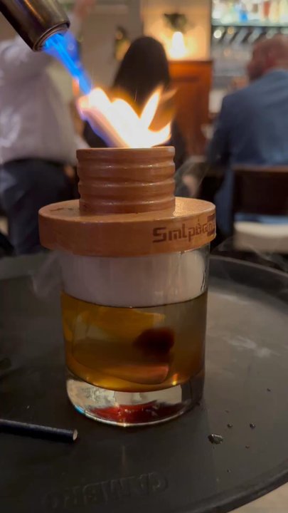Park 600 - Smoked tori old fashioned suggested by our server and perfect way to enter into the new year for whiskey lovers:) - Breakfast & Brunch Near Me - Rochester, Michigan
