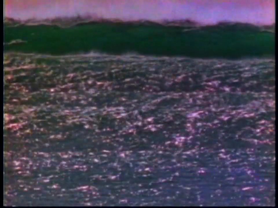 Two individuals share personal reflections during an interview, interspersed with scenic footage of ocean waves and the Diamond Head volcanic crater in Hawaii.