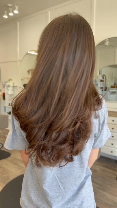 Chosen Salon - Layered cut my Lizzy - Hair Salons Near Me - Clovis, California