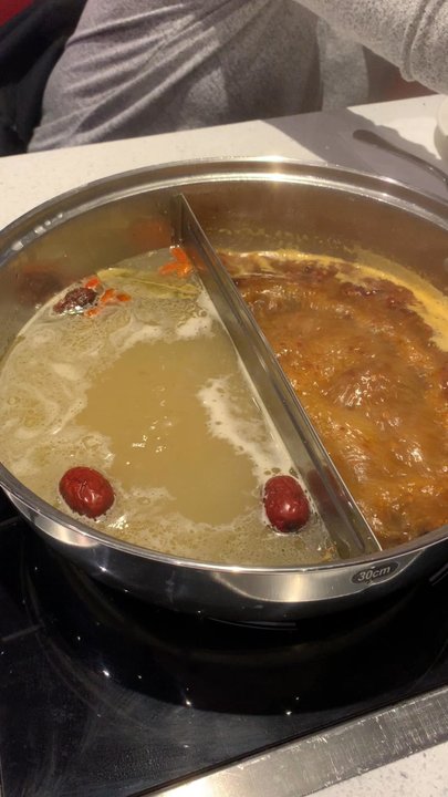 Hot Pot Delight - Traditional broth and spiced broth. - Hot Pot Near Me - Roselle, Illinois