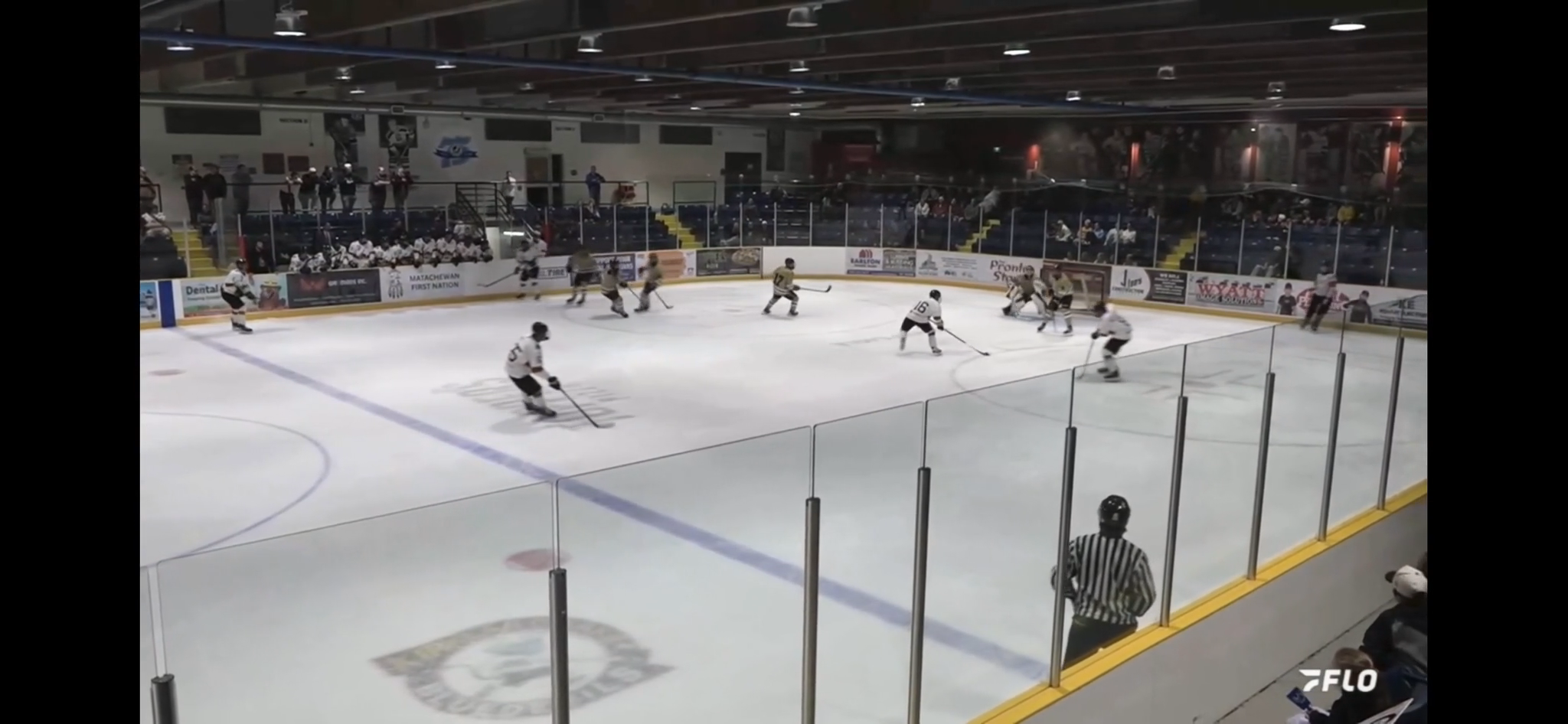 Asher Ammann high level scoring chance save - Kirkland Lake Gold Miners NOJHL