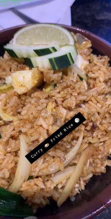Tiger Asian Bowl - Curry Fried Rice No egg + veggie combo spice level 3 - Asian Fusion Near Me - Allen, Texas