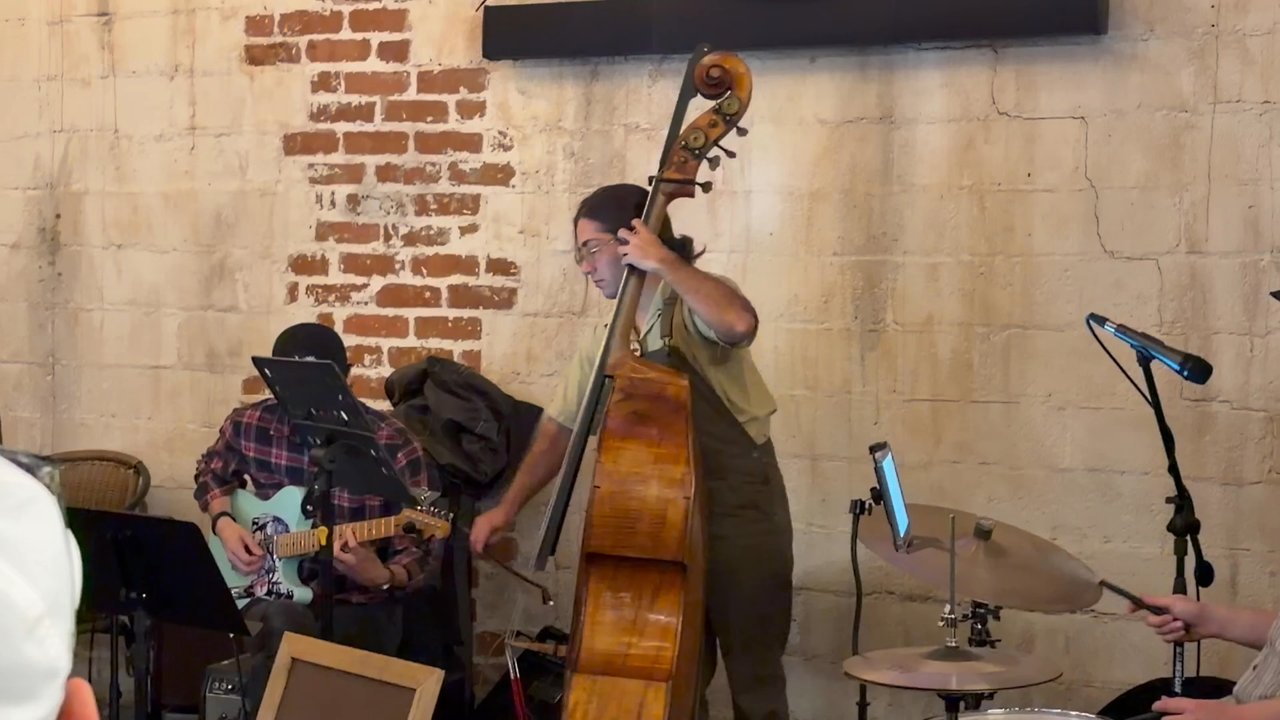 Hoffer's Cigar Bar - Brooks on Acoustic Bass - Wine Bars Near Me - La Mesa, California