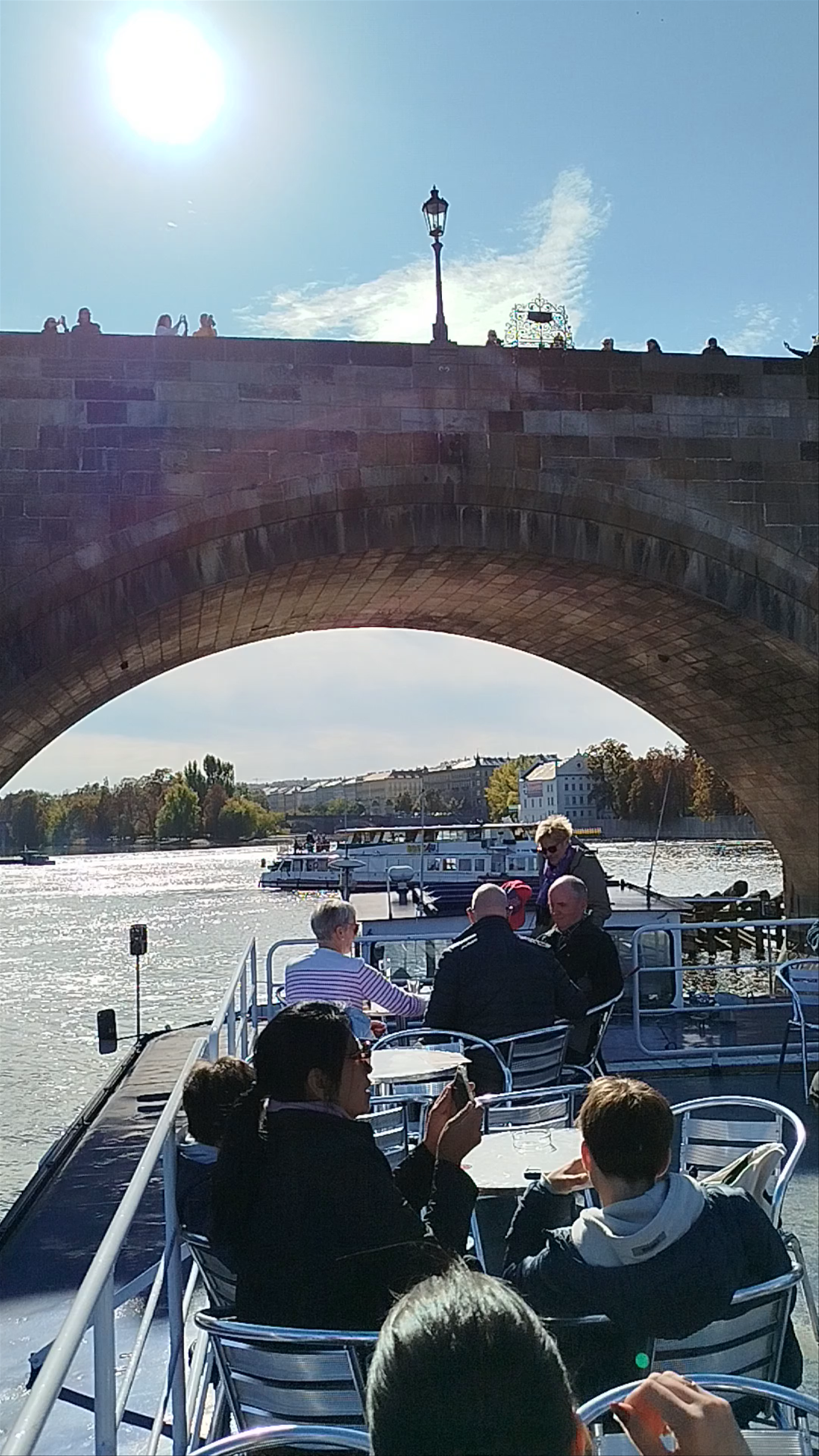 Scenic Prague River Cruise under Charles Bridge