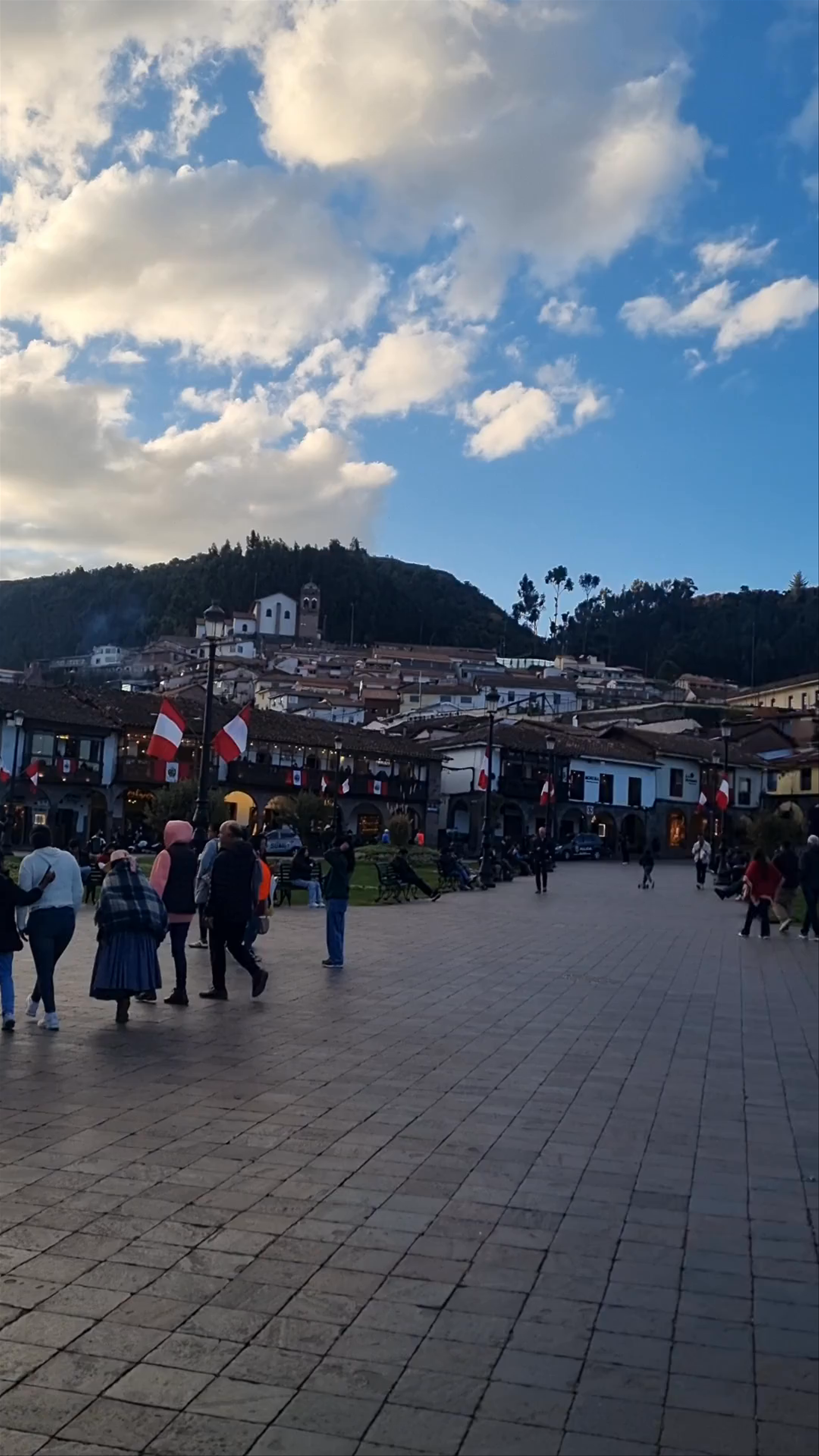 Sunset Stroll at Plaza De Armas in Cusco, Peru