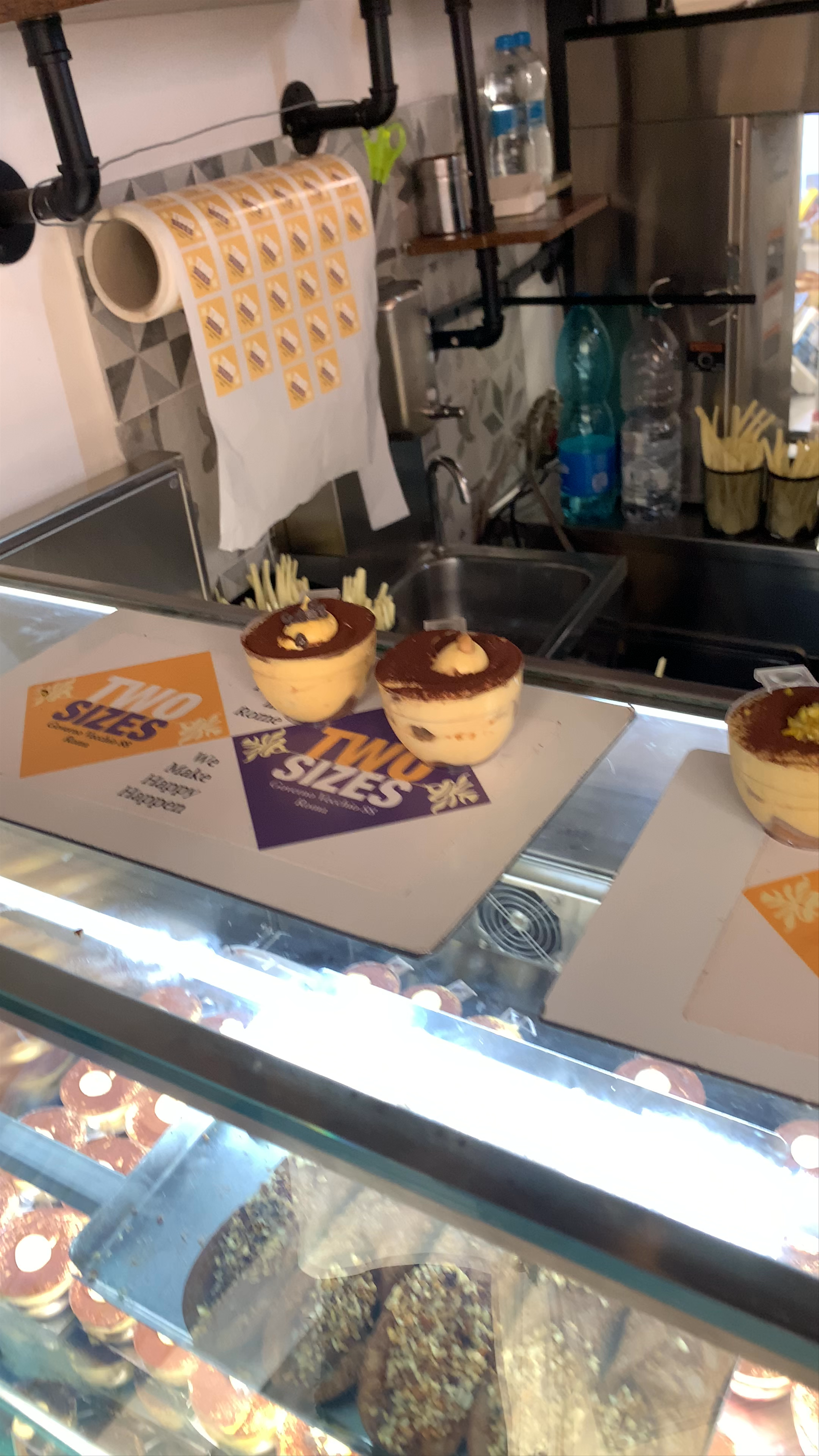 Two Sizes: Authentic Italian Desserts in the Heart of Rome