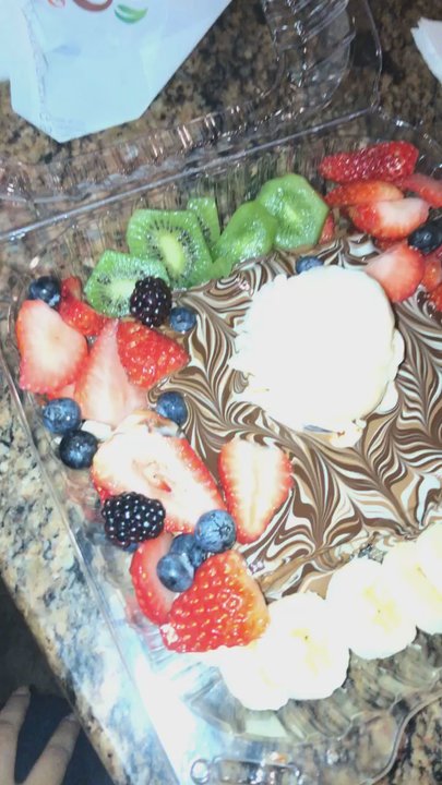 Choco Fruit - special request  I asked for extra fruit - Creperies Near Me - Anaheim, California